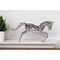 Homeroots 19" Nickel Metal Horse Figurine Tabletop Sculpture 364226 - alternate 3