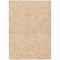 Homeroots 3' X 5' Peach And Ivory Abstract Washable Indoor Outdoor Area Rug 598992 - alternate 5