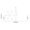 Z-Lite Tova Matte Black 6 Light Chandelier 3049-62MB - alternate 5