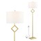 Jonathan Y Juno 62.5" Transitional Glam Metal LED Floor Lamp, Gold Painting JYL3064A - alternate 1