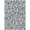 Homeroots 9' X 12' Beige And Blue Geometric Washable Indoor Outdoor Area Rug 599176 - alternate 1
