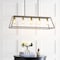 Jonathan Y Floyd 38" 5-Light Bohemian Farmhouse Iron Adjustable LED Pendant, Grey/Brass Gold JYL7521C - alternate 7