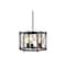 Jonathan Y Ferme 16" 3-Light Adjustable Iron Rustic Farmhouse LED Pendant, Brown/Oil Rubbed Bronze JYL7501A - alternate 1