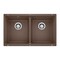 Blanco Precis Equal Double Bowl, Cafe Brown 516323 - alternate 1