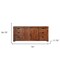 Homeroots 70" Brown Solid Wood Enclosed Storage Distressed TV Stand 528728 - alternate 5