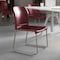 Flash Furniture Burgundy Plastic Stack Chair RUT-238A-BY-GG - alternate 6