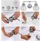 Jonathan Y Shirley 17.5" 2-Light Farmhouse Industrial Metal LED Vanity Light w/Seeded Glass Globe Shades, Chrome JYL7404A - alternate 7