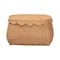 Bali & Pari Ayleen Natural Rattan Basket with Scalloped Lid - Handwoven Wicker Storage Box, Home Decor, Medium 267-14596-ZORO - alternate 5