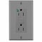 Leviton SmartlockPro GFCI 15A HG/PI Gray GFNT1-HFG - alternate 1