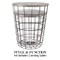 Lavish Home Set of 2 End Tables Nesting Tables with Removable Wood Tops, Metal Basket Bases 80-ENDTBL-22 - alternate 4