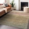 Homeroots 9' X 12' Tan And Beige Abstract Washable Indoor Outdoor Area Rug 618158 - alternate 4