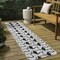 Jonathan Y Liana Casual Coastal Flamingos Two-Tone White/Black 2 ft. x 8 ft. Indoor/Outdoor Runner Rug TSN401D-28 - alternate 1