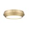 Z-Lite Quasars Modern Gold 1 Light Flush Mount 7701F12-MGLD-LED - alternate 1