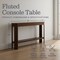 Alaterre Furniture Fluted Solid Wood Console Table 56 in Modern Entryway Table with Storage Shelf AFTBL-006 - alternate 5