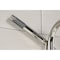 Kingston Brass Three-Handle 2-Hole Adjustable Wall Mount Clawfoot Tub Faucet with Knurled Handle and Hand Shower AE8156RKX - alternate 3