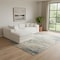 Homeroots 121" White Corduroy Compression Foam Sofa 719551 - alternate 3