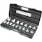 Performance Tool 16 pc. 3/4" Dr. Socket Set, Metric, 12pt, Chrome Vanadium, Storage Case W34906 - alternate 1