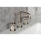 Kingston Brass Widespread Bathroom Faucet with Push Pop-Up Drain, Brushed Nickel KS1418RNK - alternate 4