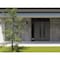 Vdomdoors Front Exterior Prehung Aluminum Double Doors Ronex0144 Grey 1 Sidelight and Top Transom Mirrored RONEX0144DEXD-GRE-W72+12xH96+12-LH-O - alternate 2