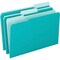 Pendaflex FOLDER, INTERIOR, LTR, AQ, 100PK 421013AQU - alternate 1
