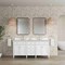 James Martin Vanities Brittany 72" Dbl Vanity in Bright White, w/ 3 CM Siberian Silestone Top w/FreePower Wireless Charger 655-V72-BW-FSFR - alternate 5