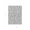 Homeroots 3' X 5' Gray And Ivory Geometric Washable Indoor Outdoor Area Rug 613007 - alternate 8