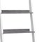Homeroots 69" Gray and White Wood Ladder Bookcase With Two drawers 332944 - alternate 3