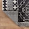 World Rug Gallery Geometric Shag Area Rug 4 ft x 6 ft Anthracite WR120ANTHRACITE4X6 - alternate 6