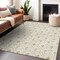 Homeroots 9' X 12' Gold And Beige Geometric Washable Indoor Outdoor Area Rug 595737 - alternate 6