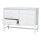 Baxton Studio Brantley Spindle Dresser with Six Drawers, White 272-14811-ZORO - alternate 5
