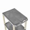 Luxor 42''H 3-Shelf Utility Cart, Electric, Gray Shelves, Putty Legs UCPL1GYE - alternate 13