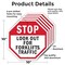 Signmission Stop Look Out for Forklifts Traffic, 10 inch X 10 inch, Aluminum Metal Signs, 5PK OC-A-5Pack-10-58 - alternate 4