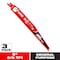 Diablo Reciprocating Saw Blade Set, Demon Amped, 9 in Blade Length, Carbide, 6/9 TPI, 3-Pk DS0909CGPA3 - alternate 2
