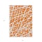 Homeroots 9' X 12' Orange and White Abstract Washable Non Skid Indoor Outdoor Area Rug 559287 - alternate 7