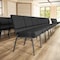 Flash Furniture Dark Gray Fabric Church Chair, PK4 4-FD-CH0221-4-SV-DKGY-BAS-GG - alternate 5