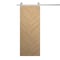 Sartodoors Modern Barn Door 36 x 84 inches, Ego 5005 Natural Oak, 6.6FT Silver Rail Track Heavy Hardware Set EGO5005BD-S-SNA-3684 - alternate 1