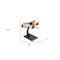 Homeroots 9" Silver And Black Metal Hand Painted Model Airplane Tabletop Sculpture 401194 - alternate 6