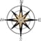 Homeroots 39" Black Rustic Compass Metal Wall Decor 379829 - alternate 4