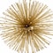 Homeroots 6" Gold Iron Urchin Decorative Orb Tabletop Sculpture 373769 - alternate 4