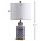 Jonathan Y Diana 23.5" Ginger Jar Ceramic/Metal LED Table Lamp, Blue/White JYL3050A - alternate 4