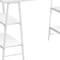 Homeroots 47" White Wood and Metal Sled Computer Desk 489845 - alternate 5