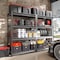 Shuntong Atlas 4-Tier 48 in.W x 24 in.D x 72 in.H Heavy Duty Garage Shelving Unit Load 12000 Lbs, Hammertone ATLAS482472-4H3000 - alternate 4