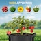 Ipower 25 Gallon Grow Bags 300G Thickened Sturdy Plant Fabric Pots with 20 Labels, Black, 20PK GLGROWBAG25X5BLKV5X4 - alternate 4