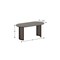 Homeroots 67" Walnut Solid Wood Oval Dining Table 721145 - alternate 3