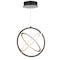 Jonathan Y Orbit 16.5" Adjustable Integrated LED Metal Pendant, Black JYL7211A - alternate 7