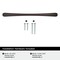Amerock Vaile 6-5/16 inch (160mm) Center-to-Center Oil-Rubbed Bronze Cabinet Pull, 10PK 10VMP37232ORB - alternate 2
