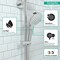 Hansgrohe Croma Select E Handshower 110 Vario-Jet, 2.5 GPM in White/Chrome 26813401 - alternate 2