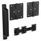 National Hardware Modern Gate Kit, Steel, Black, 4-Piece N166-026 - alternate 1