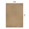 World Rug Gallery Concentric Frame Reversible Jute-Look Indoor/Outdoor Rug 5 ft x 7 ft Natural WR186NATURAL5X7 - alternate 6