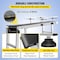 Vevor Belt Conveyor PVC Stainless Steel Belt Conveyor 71"x7.8" Double Guardrail MS18020 - alternate 4